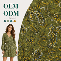 OEM ODM Tissu en satin de soie composite 100% polyester, 57 pouces, imprimé numérique durable pour jupe courte femme, tissu imprimé sur mesure