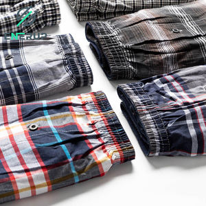 سراويل داخلية قصيرة للرجال والفتيان من Enerup، ملابس داخلية بنمط الترتان مع حزام خصر مكشوف من الجانب - Product Image 5