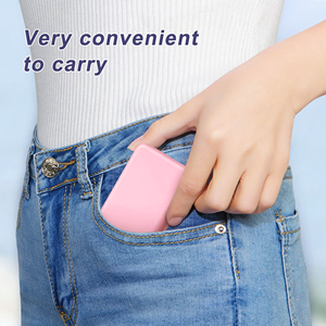 Nhỏ gọn mini gương 1X/2X phóng đại LED Pocket gương với nternal biattery cho Ví du lịch và hiện tại - Product Image 5