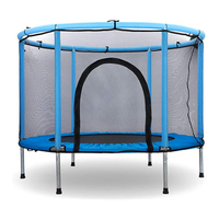 Grand trampoline de parc en plein air durable de taille personnalisée avec filet pour enfants garçons filles