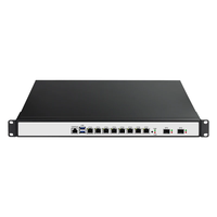 Servidor Firewall de 1U con 8 Puertos LAN Intel I3 I5 I7 2.5 2.5G RJ45 para Montaje en Rack, 2SFP, para PC