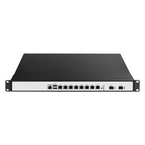 8 NIC Lans Ge Ethernet Rackmount Intel I3 I5 I7 2.5g Lans Rj45 CPU เคส2Sfp 1U ไฟร์วอลล์เซิร์ฟเวอร์สำหรับพีซี - Product Image 3