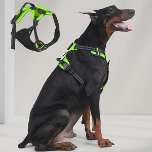 เสื้อกั๊กผ้าไนลอนอ๊อกฟอร์ดสะท้อนแสงปรับได้สำหรับสุนัขระบายอากาศได้ดีมีไฟ LED ปรับโลโก้ได้ตามต้องการ - Product Image 5