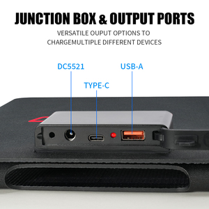 Aavcon 3000-watt xách tay có thể gập lại Trạm điện Kit 3 DC đầu ra MPPT pin năng lượng mặt trời bảng điều khiển bên ngoài pin Anh cắm bán buôn - Product Image 4