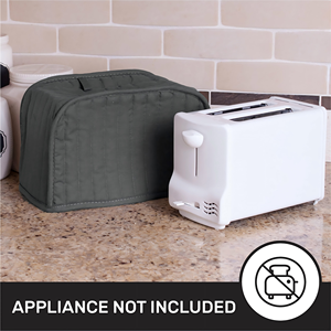 Two Slice <b>Bread</b> Machine Covers Quilted <b>Toaster</b> Covers Universal Size Kitchen Appliance Cover Polyester and Cotton Quilted - Product Image 3