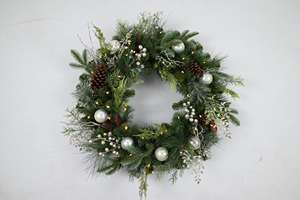 Guirlande de Noël de luxe en PVC écologique personnalisée de bonne qualité pour porte d'entrée - Product Image 5