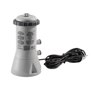 Pompe à <span class=keywords><strong>filtre</strong></span> à eau en plastique <span class=keywords><strong>INTEX</strong></span> 30 gal/<span class=keywords><strong>h</strong></span> 110-120V 50HZ 28604 avec prise chinoise à 3 broches pour piscine et natation estivale - Product Image 1