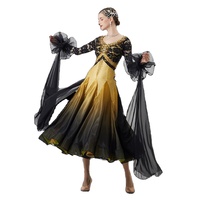 B-2233 personnalisé nouvelle robe de danse de salon standard international robes de danse de salon en soie perlée de haute qualité à vendre