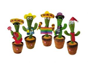 Cactus de baile que puede cantar, registro de baile, aprendizaje de palabras, brillo y giro, juguete de cactus encantador, gran oferta - Product Image 5