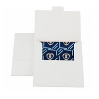 Emballage d'enveloppe en papier personnalisé enveloppes d'emballage d'écharpe en papier recyclable pour foulard en soie avec fenêtre