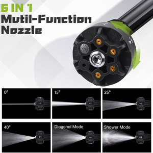 Hidrolavadora Inalámbrica Portátil Recargable de 21v con Batería de Litio, Diseño Nuevo 2025, Pistola de <span class=keywords><strong>Agua</strong></span> de Alta Presión para Auto - Product Image 2