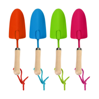 Esschert Original Design coloré 3 ages + FSC 100% Outils à main de jardin pour enfants Fourchette pelle râteau bêche pelle à poussière balai