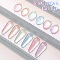 Missgooey OEM 10 couleurs Gel Polish Effet Cristal Givré CatEye, Vente en Gros Marque Privée, Kit de Gel Polish Gelée CatEye, Vernis à Ongles Gel CatEye, Logo Personnalisé
