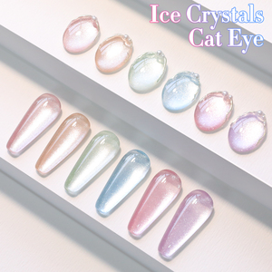 Missgooey OEM Esmalte de Gel Cat Eye de 10 Colores con Efecto Cristal de Hielo, Venta al por Mayor de Esmalte de Gel Jelly de Marca Privada, Set de Esmalte de Uñas Cat Eye con Logotipo Personalizado - Product Image 6
