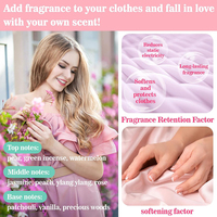 Booster de parfum floral rafraîchissant de longue durée parfum de blanchisserie assouplissant perles lavage propre parfum détergent à lessive dosettes
