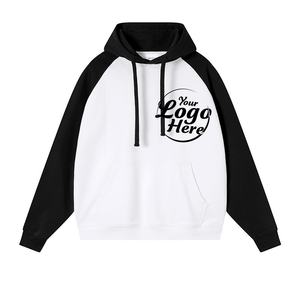 เสื้อฮู้ดดี้ผ้าเฟรนช์เทอร์รี่คุณภาพสูง แบบสั่งทำพิเศษ แขนปกติ ทรงโอเวอร์ไซส์ ปักลายเรียบง่าย มีเชือกผูก ผลิตจากผ้าฝ้ายหนานุ่ม - Product Image 1