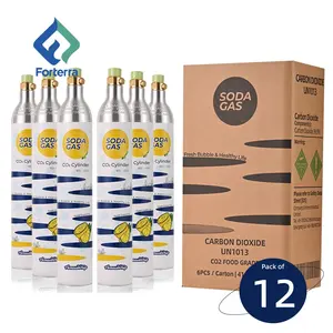 Nouveau Portable Soda Cylindre 0.6l Co2 Bouteille En Aluminium CO2 Gaz Petit Cylindre pour Soda Maker Utilisation - Product Image 6