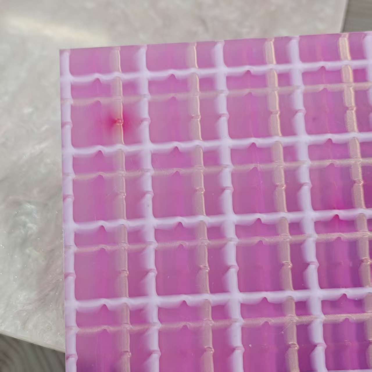Pink acrylic sheet