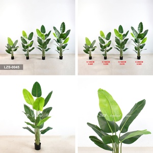 Árboles Artificiales de Plástico, Duraderos y No Tóxicos, Plantas de Palma de Viajero (Ravanela) Artificiales, Decoración, Disponibles en 120/180 cm, Plantas de Interior - Product Image 3