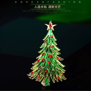 XILIANGFEIZI nouveau cadeau de noël manteau pull accessoire <span class=keywords><strong>Corsage</strong></span> broche arbre de noël alliage broche - Product Image 4