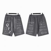 Service OEM Streetwear – Impression sérigraphique personnalisée, tissu uni épais, été, grandes tailles, 100 % coton respirant, style urbain, mi-longueur