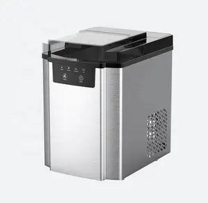 Portable Nugget Counter top Ice Maker with Soft Chewable Ice 34lbs in 24 Hours
