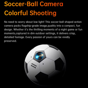 Cámara de Acción Deportiva Q7 Creative Football, Cámara HD Portátil Recargable para Viajes al Aire Libre, Mini Cámara Gran Angular con Llavero Magnético, Regalo - Product Image 4