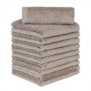 100%Cotton Woven Eco-Friendly Quick Dry Bath Washcloths <b>Hand</b> <b>Towels</b> Set Premium Ultra Soft Highly Absorbent Striped <b>Pattern</b> Home - Product Image 2