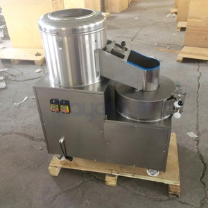 Machine électrique commerciale industrielle pour nettoyer, peler et couper les pommes de terre, machine à laver, peler et couper les pommes de terre - Product Image 5