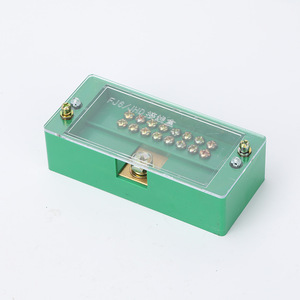 กล่องรวมสายไฟกวนหยาง รุ่น FJ6JHD เฟสเดียว 220V หนึ่งเข้าแปดออก IP44 สีเขียว แบบฝัง - Product Image 3