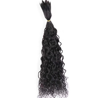Lots de Cheveux Humains Indiens Vierges Non Traités à 100 %, Ondulés (Water Wave), avec Closure, Noir Naturel, Vente en Gros