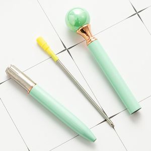 Bolígrafo de Metal con Perlas Estilo Ins para Mujer, Brillante, Fantástico, con Logotipo Personalizado, Regalo de Boda, Tinta Negra, UV/Láser - Product Image 4