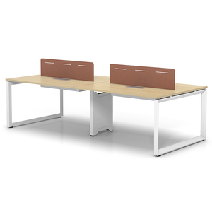 Precios de Fábrica, Escritorio Modular de 4 Plazas, Muebles de Oficina, Diseño Moderno, Escritorio de Trabajo para 2 Personas - Product Image 4
