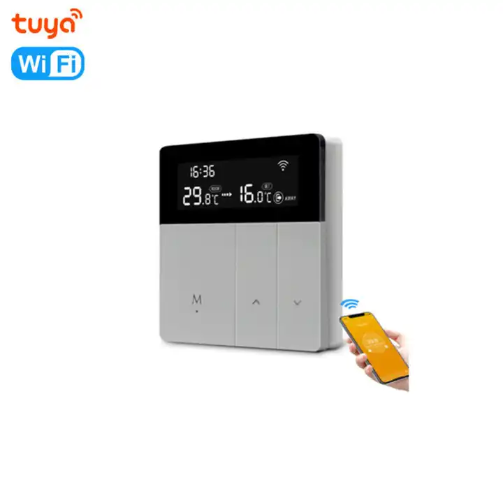 Tuya Smart Life WiFi Thermostat Temperature Controller for Water/Electric  floor Heating Water/Gas Boiler Works with Alexa Google