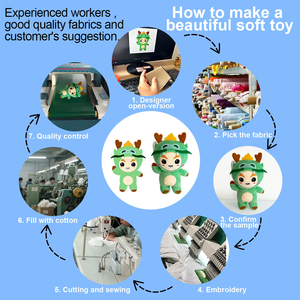 Stock en gros de petits ornements en peluche d'animaux mignons de 10 cm, pendentifs miniatures, porte-clés de dessin animé, jouets en peluche pour machine à griffes - Product Image 6