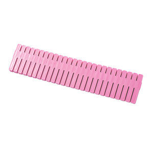 Diviseurs de tiroirs rectangulaires blancs, rose nordique, bleu nordique, organisateur de vêtements, partition de rangement empilable pour sous-vêtements et chaussettes - Product Image 2