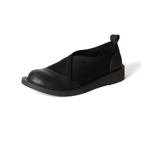 Mocassins pour femmes Xinzirain personnalisés rétro en cuir véritable en maille élastique