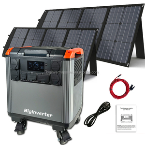 Station d'alimentation portable 5000W, générateur solaire LiFePO4 5000Wh avec UPS 1200W, panneaux solaires MPPT 800W pour l'alimentation de secours à domicile - Product Image 2