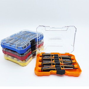 Jeu de tournevis de précision LETORQ 7 pièces, manche de 50 mm, embouts Phillips et plats, avec boîte de rangement compacte portable avec crochet de suspension - Product Image 1