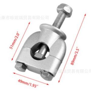 แคลมป์ยึดแฮนด์มอเตอร์ไซค์แบบรูเดียวขนาด 22 มม. ทำจากอลูมิเนียมอัลลอยด์ สำหรับอัพเกรดแฮนด์มอเตอร์ไซค์ ดีไซน์กะทัดรัด ทนทาน - Product Image 3