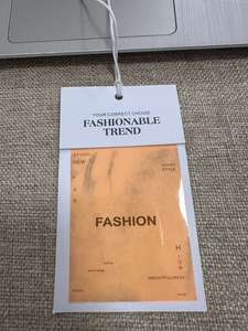 Diseño de etiqueta colgante elegante y hermoso personalizado de fábrica de impresión - Product Image 5