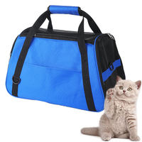 Sac à dos de transport pour animaux de compagnie en tissu Oxford portable, pliable, respirant, avec accessoires
