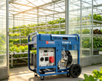 Générateur diesel silencieux Yuchai 8kW 10kVA YC8GF-3 monophasé triphasé puissance égale 230V 400V 50/60Hz 1800 tr/min groupe électrogène portable