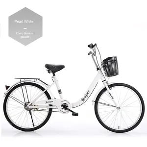 Bicicleta <span class=keywords><strong>de</strong></span> Ciudad <span class=keywords><strong>de</strong></span> acero <span class=keywords><strong>de</strong></span> alto carbono duradera, bicicleta <span class=keywords><strong>de</strong></span> 22 24 pulgadas para hombres y mujeres, bicicleta <span class=keywords><strong>de</strong></span> Estudiante Adulto - Product Image 6