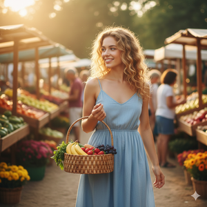 Cesta Rectangular de Bambú Tejido con Asa de Bambú Sintético - Ideal para Regalos, Productos Secos y Frutas Ligeras, Ecológica, de Vietnam - Product Image 3