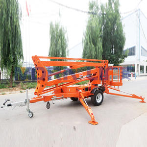 Plate-forme de travail aérien 10m-45m nacelle élévatrice articulée remorquable avec batterie électrique <span class=keywords><strong>diesel</strong></span> à vendre <span class=keywords><strong>homme</strong></span> - Product Image 5