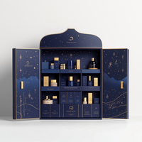 Calendario de Adviento Navideño Personalizado, Caja de Cuenta Regresiva de 24 Días, Caja de Adviento Vacía
