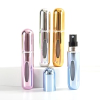 5ml 8ml Fond Mini Bouteilles De Parfum Rechargeables En Aluminium Voyage Taille Parfum Atomiseur Vaporisateur
