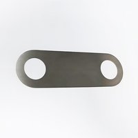 Support vertical pour caméra en acier à ressort découpé au laser sur mesure, 255 mm * 70 mm, épaisseur 0,5 mm, surface lisse, ODM OEM