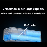 Batterie externe pour ordinateur portable et tablette PD145W, 27000 mAh, grande capacité, charge rapide numérique, batterie externe mobile, prix d'usine